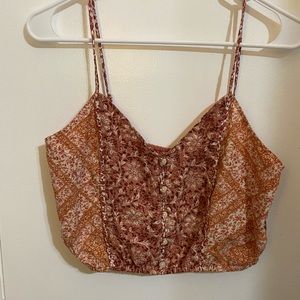 American Eagle Cropped Tank Top (size S)